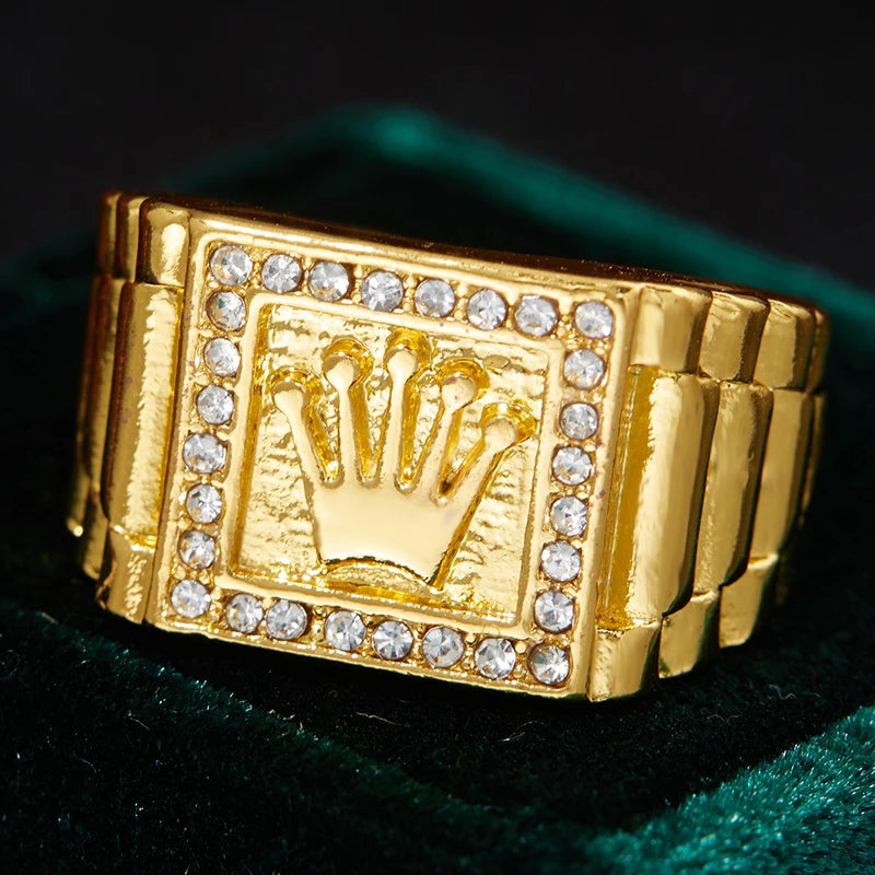 Majestic Gold Crown Ring
